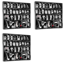 96 Pcs Sewing Machine Presser Foot Set, Snap Sewing Feet Fit for Singer, , Babylock, Euro-Pro