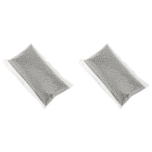 2X Perlas de Pulido de Acero Inoxidable de 1 Libra, Excelente Resistencia A la Erosión, Adecuadas para Pulir Joyas de 3 mm