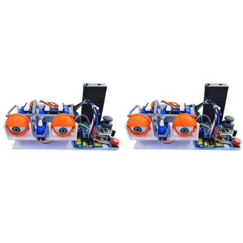 2X for  Mobile Robot Machine Biomimetic Eyes Robotics Science Experiment Boy Program Toy STEM Kit