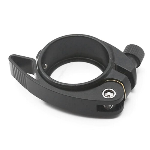 4Pcs Folding Bicycle  Pipe Clamp with Quick Release Lever  Behalf is Suitable Sp8 Pipe Clamp with 38mm, Black 2