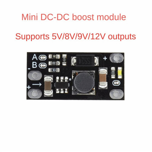 200Pcs  - Boost Step  Converter 3.7V to 12V Voltage Regulator Lithium Battery Boost Module 5V/8V/9V/12V Output 2