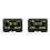 2pcs 2.42 Inch OLED Display Module 128x64 LCD HD Screen Module SSD1309 4 Pin IIC Serial for   R3 Yellow 2