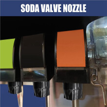 12 Pezzi LEV 3.0 Ugello Valvola Soda 28545 Diffusore Miscelatore Interno Parte 28368 Parti Produttore di Soda per Distributori di Succo