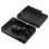 4X Aluminum Alloy Case for Raspberry Pi 4 Metal Shell Passive Cooling Enlosure Case for Raspberry Pi 4 Model B Black 9
