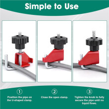 8pcs Hose Pinch Off Pliers Flexible Hose Clamp Pliers, Brake Fuel Clamp Automotive,Radiator Hoses Clamp Tool Set