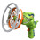 3X Fan Dinosaur Bubble Machine Bubbles in Bubble Handheld Electric Dinosaur Bubble Machine Green 3