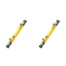 2X 3000 Lumens Rechargeable Work Light, 5200mah LED Magnetic Work Light, Under Hood Bar, with Hooks for Car Repair