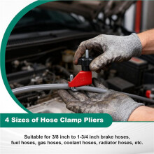 8pcs Hose Pinch Off Pliers Flexible Hose Clamp Pliers, Brake Fuel Clamp Automotive,Radiator Hoses Clamp Tool Set