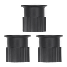 3X Mixer Mounting Nut for Countertop - Easy Installation, Black Color, 32mm Inner Diameter