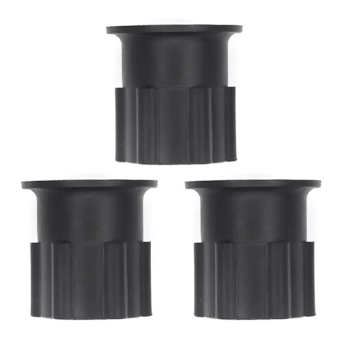 3X Mixer Mounting Nut for Countertop - Easy Installation, Black Color, 32mm Inner Diameter