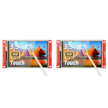 2pcs 3.5 Inch TFT LCD Display Module with Touch ILI9488 Driver 320x480 SPI Port Serial Interface (9 IO) for Ard Stm32