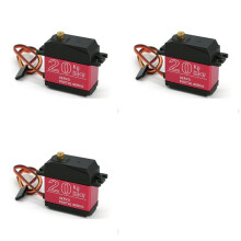 3X 20KG 180 Digital Servo High Torque Torque Metal Shell Iarge Angle Model Airplane Model Car Waterproof Robotic Arm