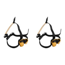 2X Right Foot Ascender Set, for 8-13mm Rope, Quick Step Climbing Caving Mountaineering Tree Arborist Equipment