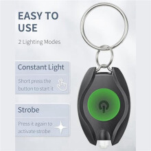 15Er-Pack LED-Schlüsselanhänger-Taschenlampe, -LED-Schlüsselanhänger-Licht, Tragbar, Batteriebetrieben, Schlüsselanhänger-Taschenlampe für