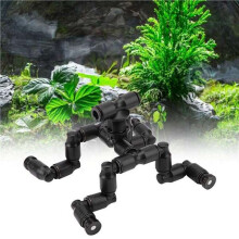 3X MIUS Reptiles Fogger Mist Sprinkler Rainforest Tank 360 Adjustable Aquarium Aquatic Pet Cooling System,B