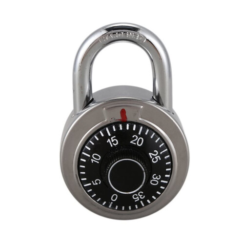 4X Master Coded Lock 50mm with Round Fixed Dial Combination Padlock 1