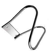 2X Stainless Steel Garden Hose Holder - Wall-Mounted Hook for Outdoor Use, Holds to 5kg Hose Storage Rack