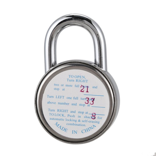 4X Master Coded Lock 50mm with Round Fixed Dial Combination Padlock 2