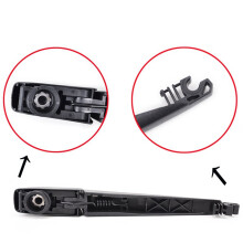 4X Wiper 12 Inch Rear Wiper Blade & Arm Set Kit for Grand Vitara 2005-2015 MK 3