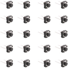 120 Stk. 6x6x5mm Taktile Tastschalter Taster 2-Pin DIP Durchgangsbohrung