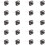 120 Pcs 6x6x5mm Momentary Tactile Tact Push Button  2 Pin DIP Through Hole 1