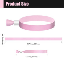 500 Pcs Cloth Event Wristbands, Colored Wrist Bands for Events, for Concert Wrist Strap ()