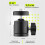 2X   Tripod Mount Adjustable Swivel for  Lights and Cameras Compact and Durable Camera Adapter 5
