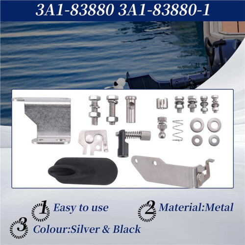 2X 3A1-83880-1 Remote Control Fitting Kit for  Outboard Engine 25HP 30HP 3A1-83880