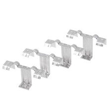 200PCS 30Mm Solar Panel Photovoltaic Water Guide Clip Stainless Steel Deflector Mud Drain Button Water Redirection Clips