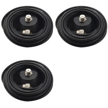 3X Antenne de Voiture Mobile Toit Magnétique Base de Montage 5M 16,4 Pieds RG58 Câble Coaxial UHF Mâle