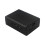 4X Aluminum Alloy Case for Raspberry Pi 4 Metal Shell Passive Cooling Enlosure Case for Raspberry Pi 4 Model B Black 6