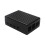 4X Aluminum Alloy Case for Raspberry Pi 4 Metal Shell Passive Cooling Enlosure Case for Raspberry Pi 4 Model B Black 10