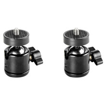 2X Tripod Mount Adjustable Swivel for Lights and Cameras Compact and Durable Camera Adapter