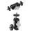 3X Double  Camera Magic Arm Adjustment Load 2kg Magic Arm Bracket Aluminum Alloy 1/4 Inch Screw  Magic Arm 5