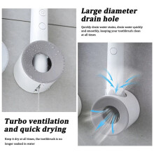 4X Electric Toothbrush Holder Wall-Mounted Dustproof Toothbrush Holder Perforated Bathroom Electric Toothbrush Holder