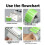 2X Universal Barcode Label Separator 10-60mm Tag Manual Label Distributor Machine - Thermal Sensitive Sticker 10