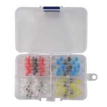 300 Stuks Connector Krimpkous Sordering Terminals Waterdichte Soldeer Mouw Buis Draad Geïsoleerde Butt Connectors Diy Elektronische Kabel Kit