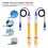 2X ORP Composite Electrode Probe ORP Replacement Sensor High Precision Probe Suitable for Laboratory Aquarium 6