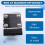 2X for Jlink Arm SWD Stlink Dap Link Isolator Microcontroller Motor High Voltage Isolation Board for JTAG Simulator 8