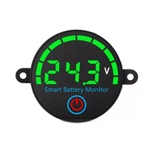 2X LED Battery Level Indicator Digital Voltmeter with Screw Hole Voltage Tester Lithium Battery Capacity Board Green 1
