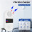 2X Tuya WiFi Vibration Sensor 130dB Sound Light Alarm  APP Real- Vibration Reminder Security Shock Detector 3