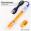 2X ORP Composite Electrode Probe ORP Replacement Sensor High Precision Probe Suitable for Laboratory Aquarium 8