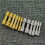 16 Sets Stainless Steel Brass Bracket Bolt Fasteners Tool Knife Handle Bolt Replacement Rivet Kitchen-Knife Handle Rivet 7