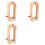 3X Leather  Retaining Clip Wood Tools Hand Tool Set Table Desktop Stitching Sewing Lacing  Horse Clamp Tools 2