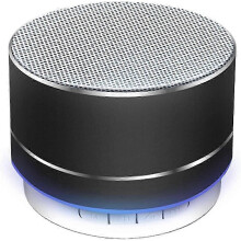 Portable Bluetooth Speaker, Bluetooth Speaker with LED Lights, Wireless Speaker