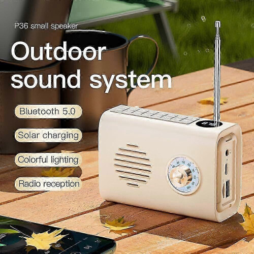 Mini Bluetooth Speaker,Vintage Wireless Speaker,Retro Bluetooth Speaker with 2