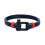 23 CM Mens U Shape Shackle Bracelet Double Layer Leather Bracelets 1