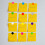 Colored Dot Sticker Circle Color Coding Labels Colorful Coding Label Sticker School Office Supplies for Student  Yellow 2