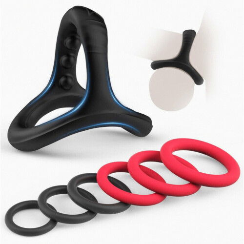 Triangular penis ring for men, delays ejaculation and enhances erection. – Surprise gift