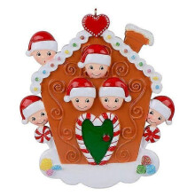 Weihnachtsbaumschmuck aus Kunstharz: Schneemannfamilie mit Jahreszahl – ideal zum Aufhängen – für Zuhause – Weihnachtsschmuck – Neu